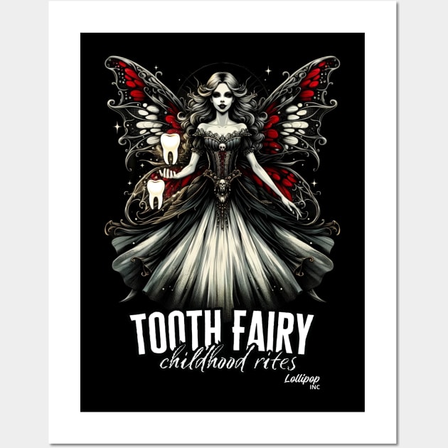 Enigmatic Whisper: The Gothic Tooth Fairy Story Wall Art by LollipopINC
